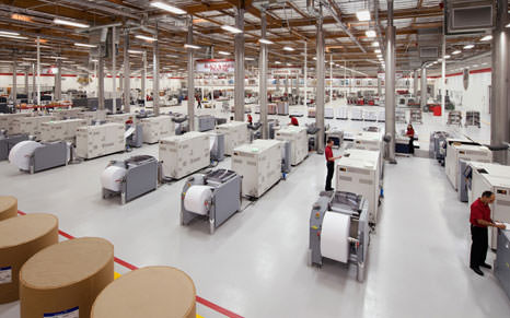 Bridge Publications manufacturing floor